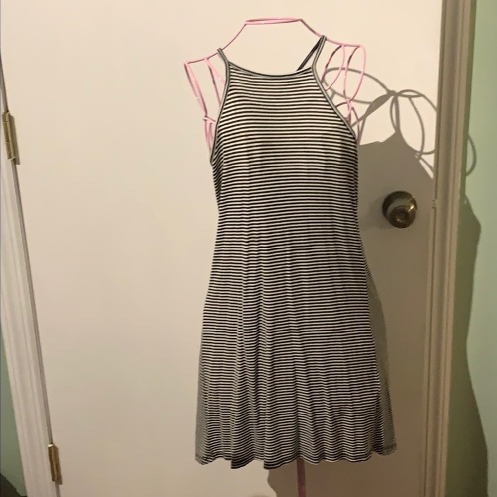 black and white summer dress